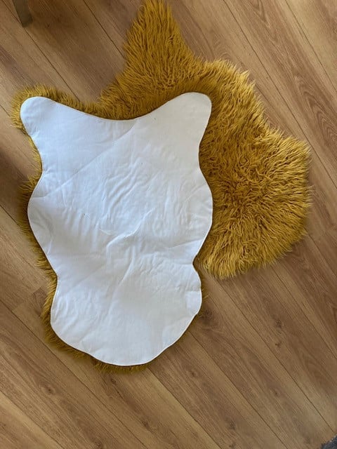 2 x Imitatie Schapenvacht