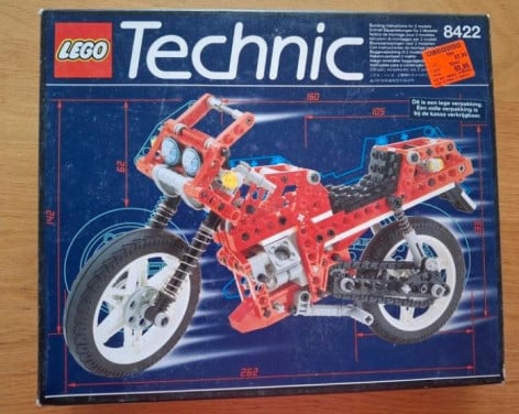 Technic LEGO 8422 motor 2 modellen
