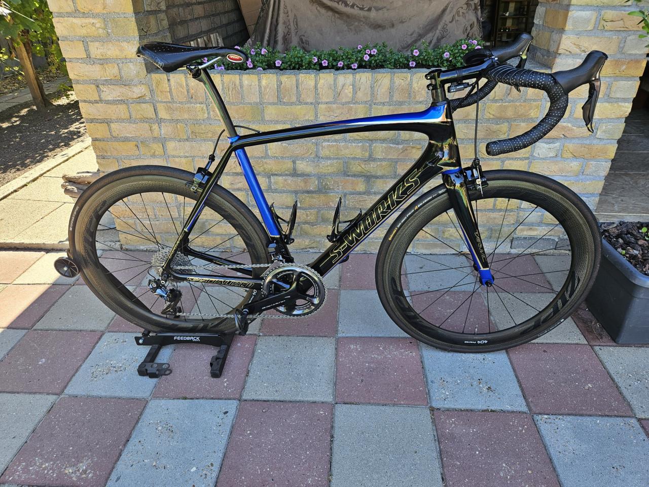 Specialized S-Works Tarmac - Nibali Shark Ed. - Zipp 404 - Dura-Ace Di2