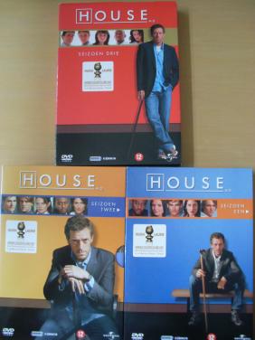 DVD Box House reeks 1 tot en met 3 ( 1 keer bekeken)