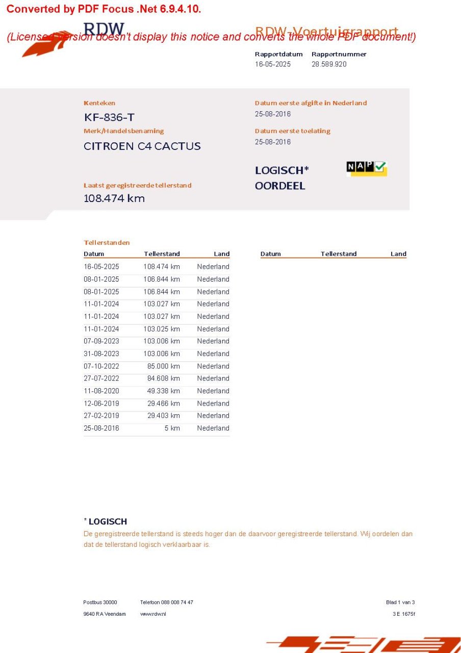 Citroen C4 Cactus vti 82pk airdream shine etg5 automaat navigatie | trekhaa