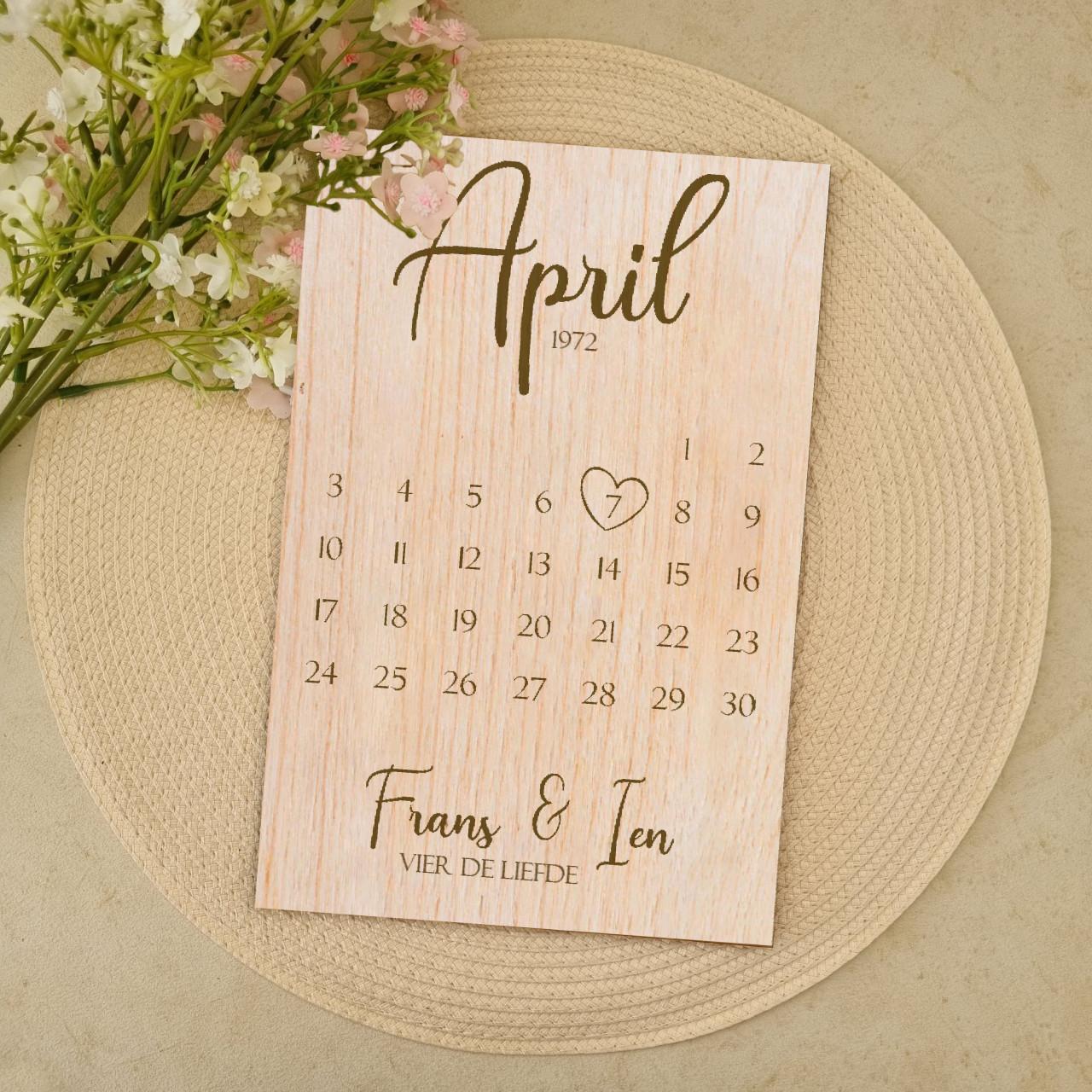 Aftelborden/kalenders