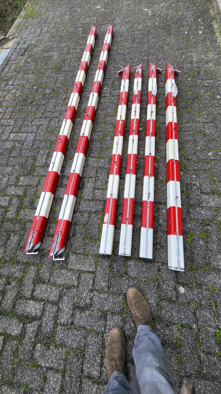 Aluminium palen (vierkant)