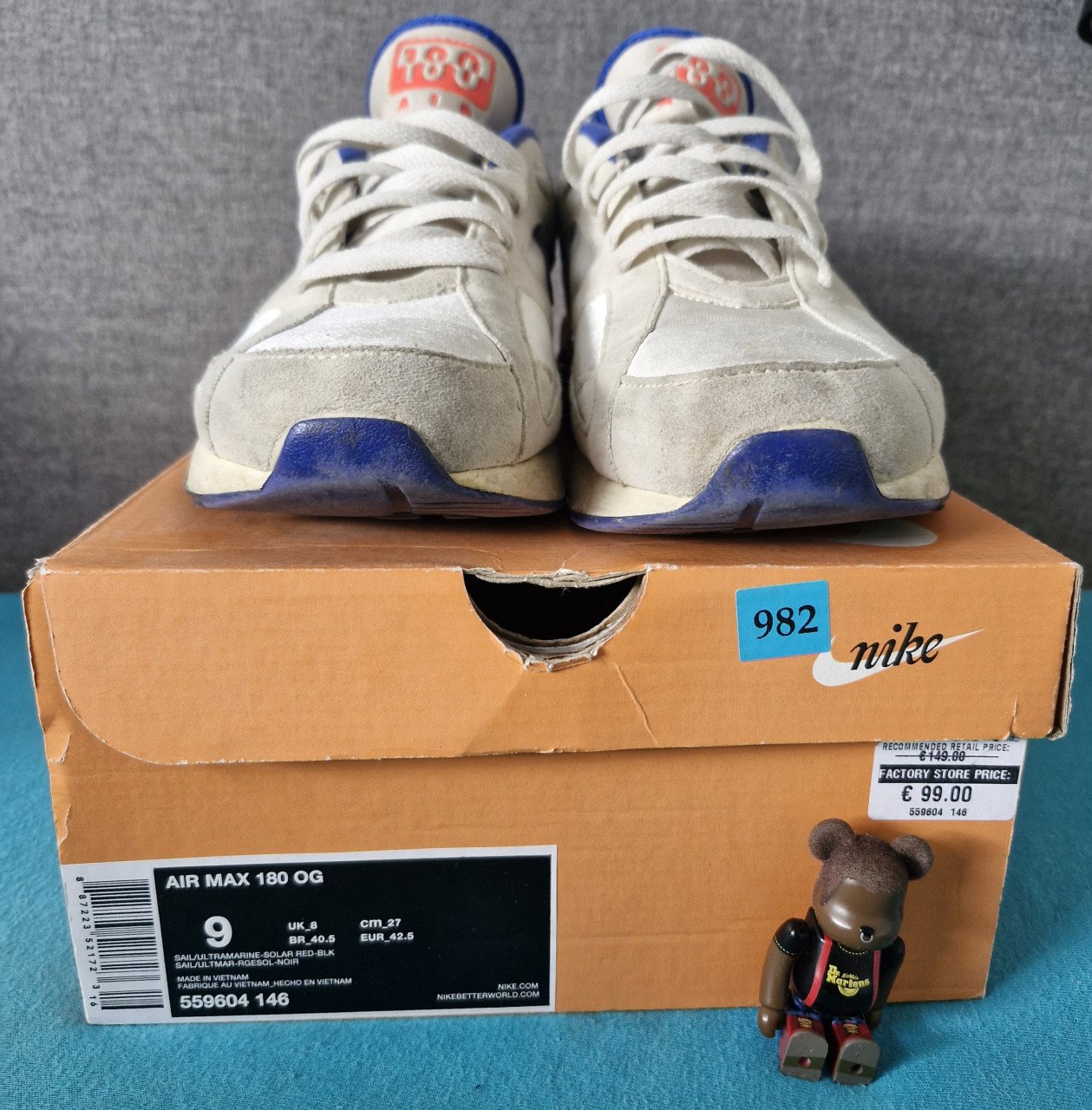 Nike Air 180's uit 2012 maat 42.5
