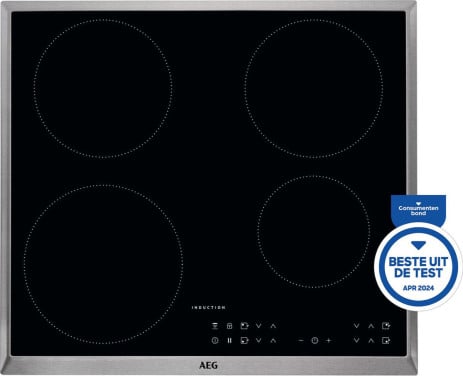 Inductie kookplaat AEG IKB64301XB fabrieksnieuw in doos. Beste uit de test