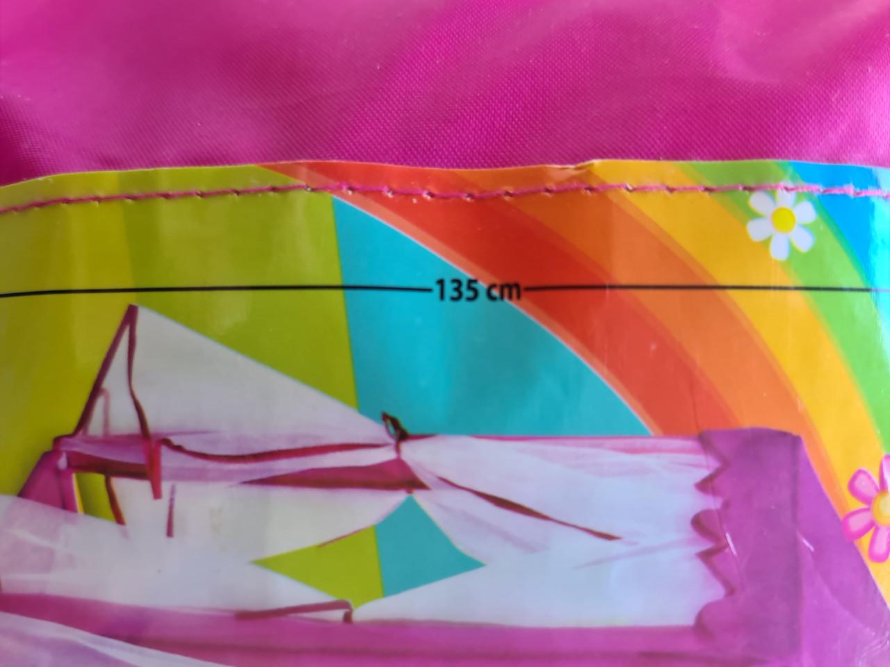 Roze speelgoedtent Grafix, model Princess met lichtjes