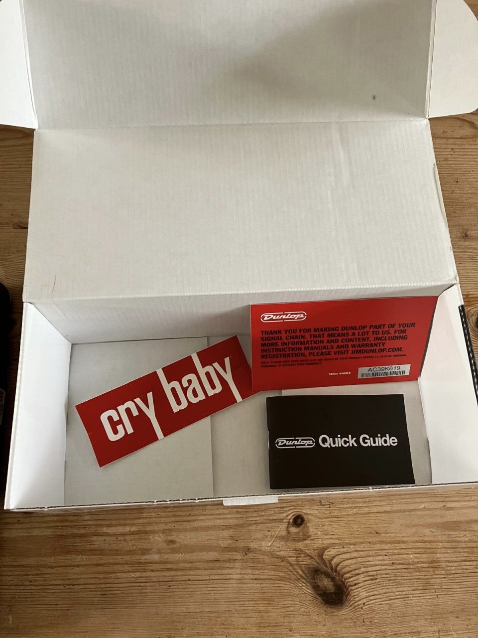 DUNLOP Cry Baby Wah