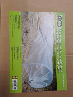 Tunnelkas met extra vogelnet