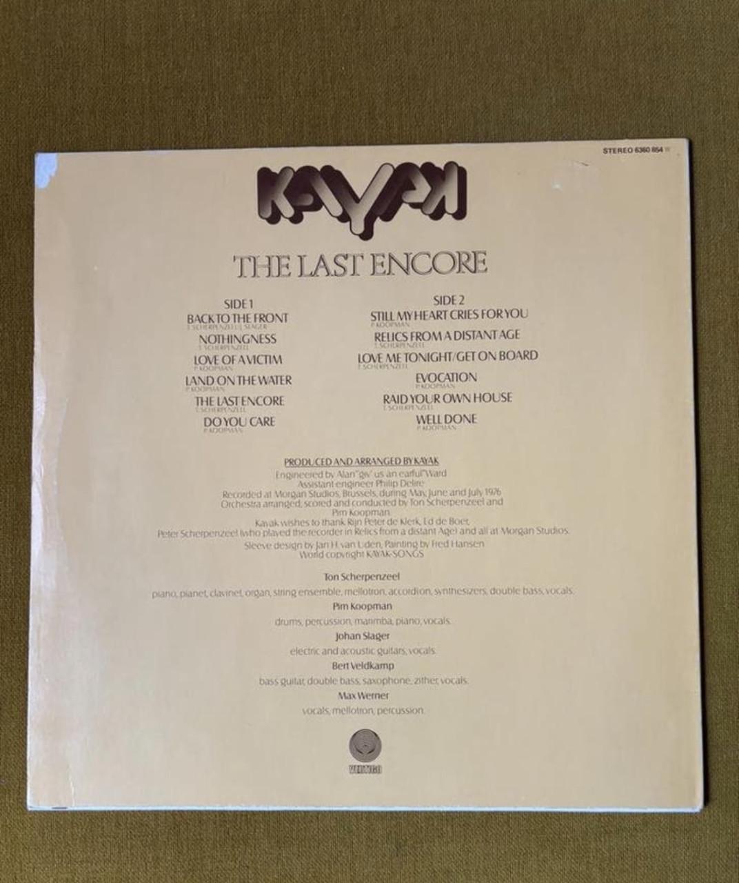 Kayak - The Last Encore LP