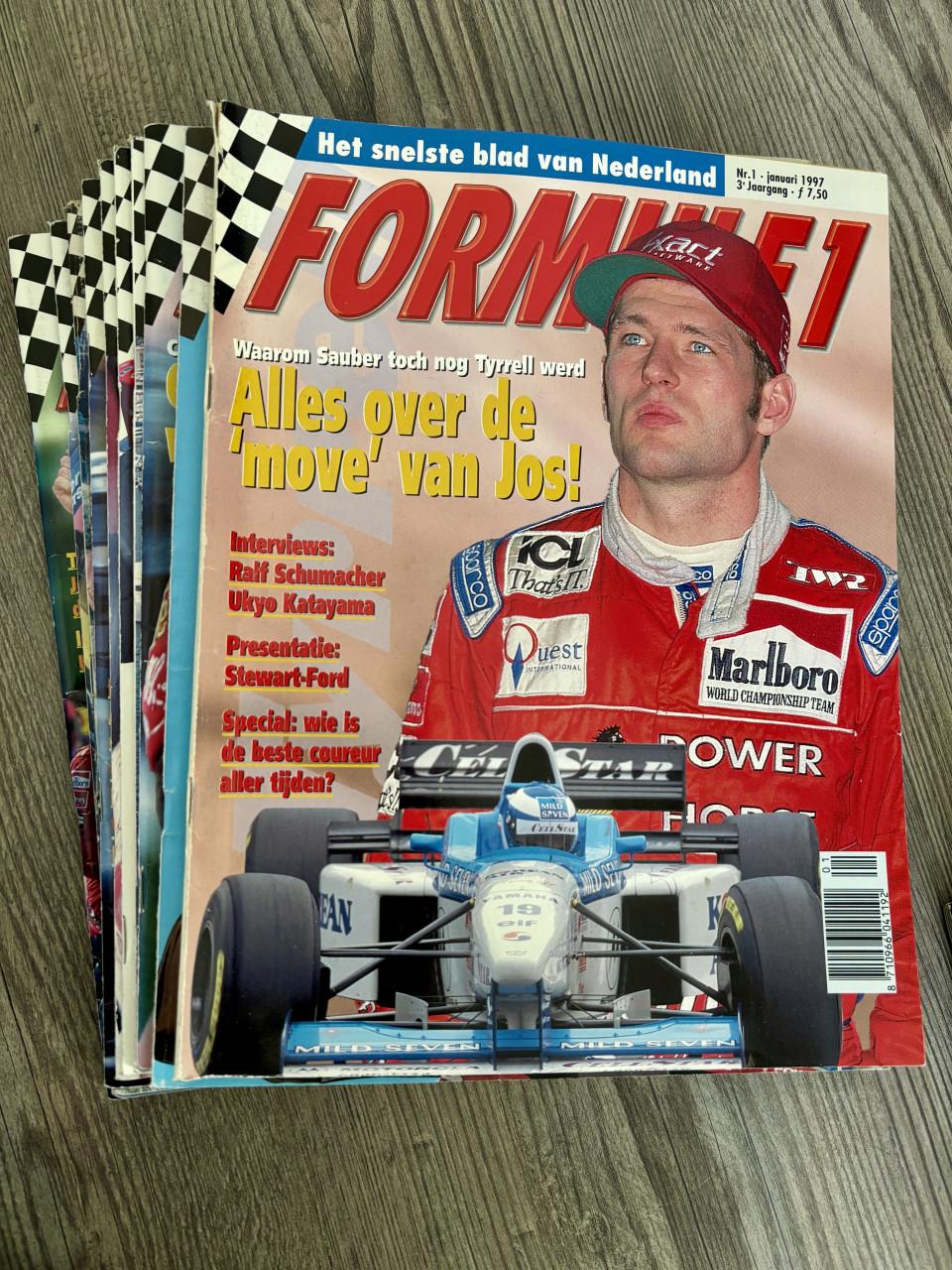 Formule 1 tijdschriften