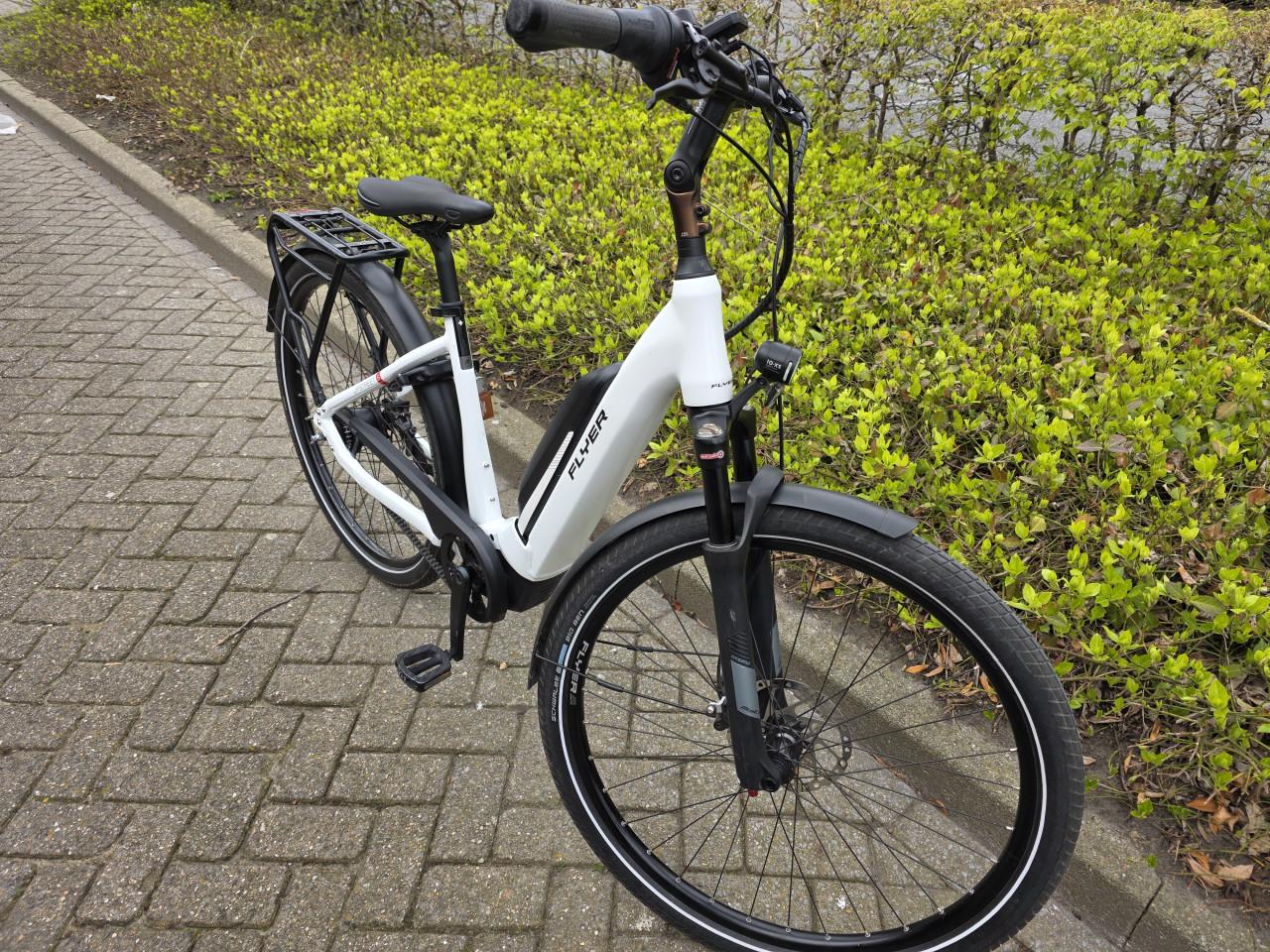 Schitterende Flyer Upstreet met Panasonic middenmotor en 630wh accu