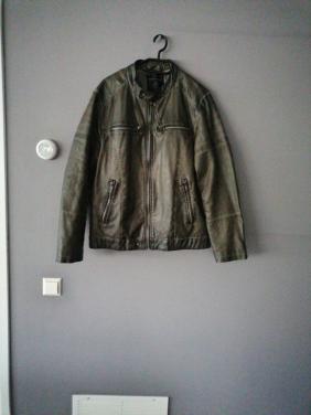 Lederlook herenjas xxl