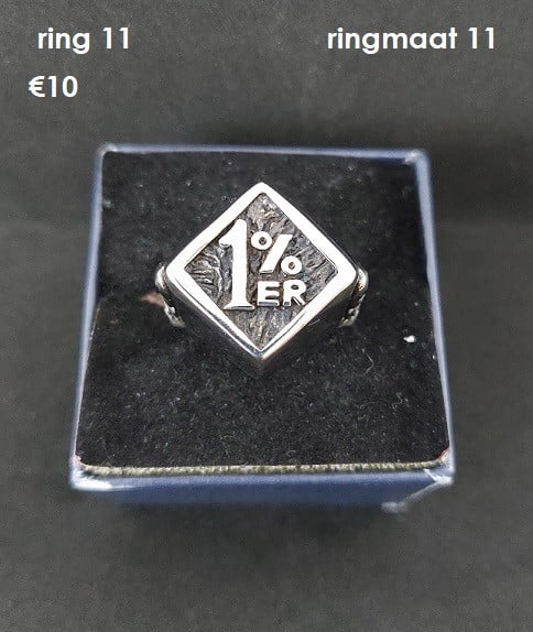 Harley Davidson 1% Ring   NIEUW