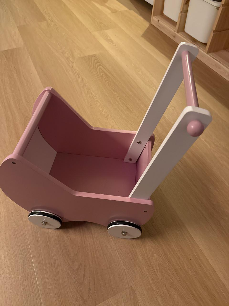 Poppenwagen Roze