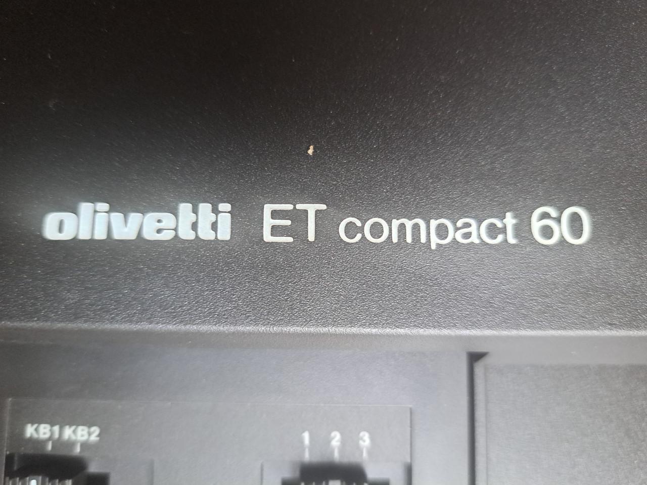 TE KOOP ELECTRISCHE TYPEMACHINE OLIVETTI [et compact 60]