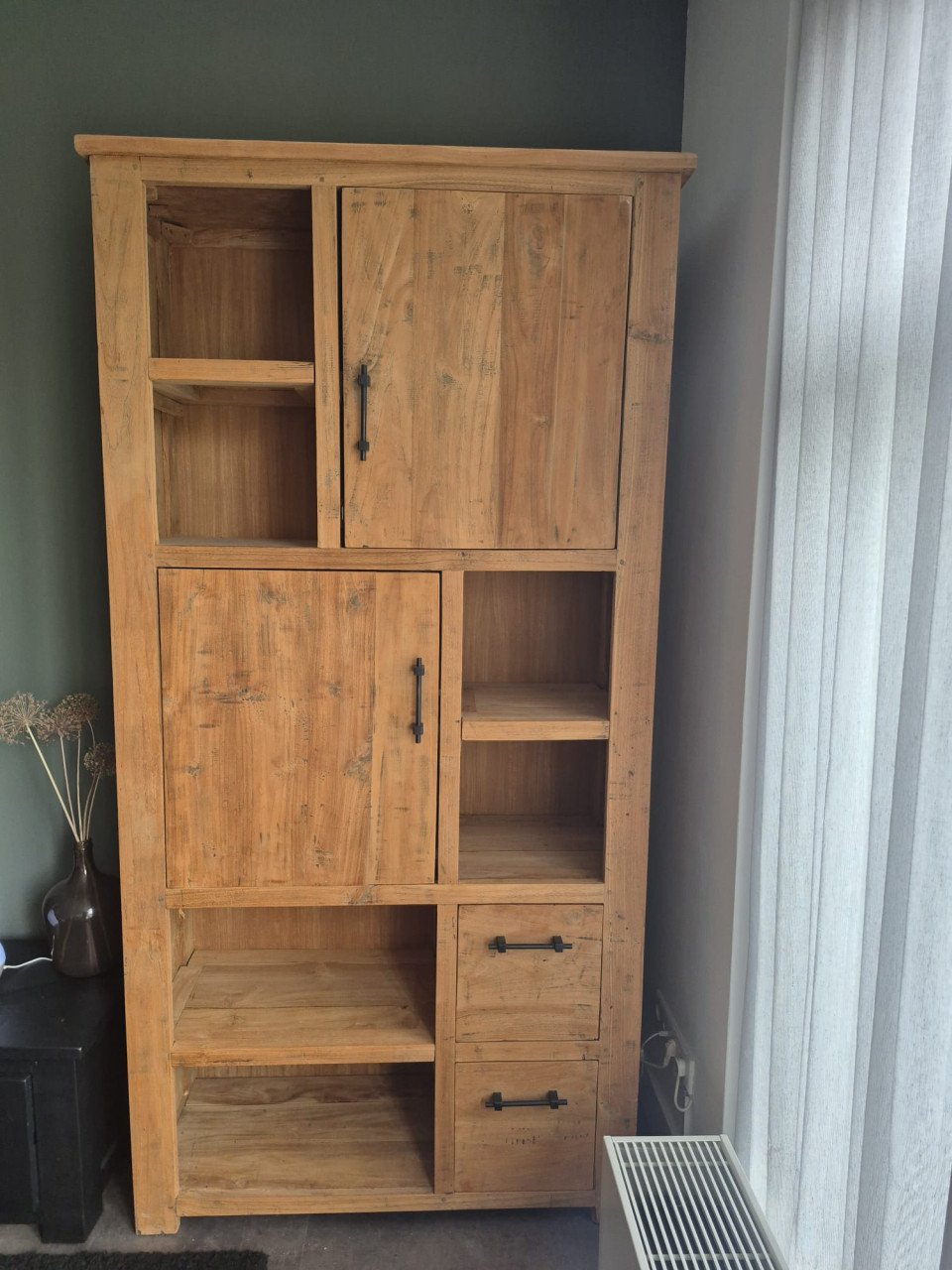 Teak houten kast