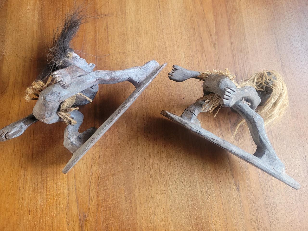 Vintage houten beeldjes