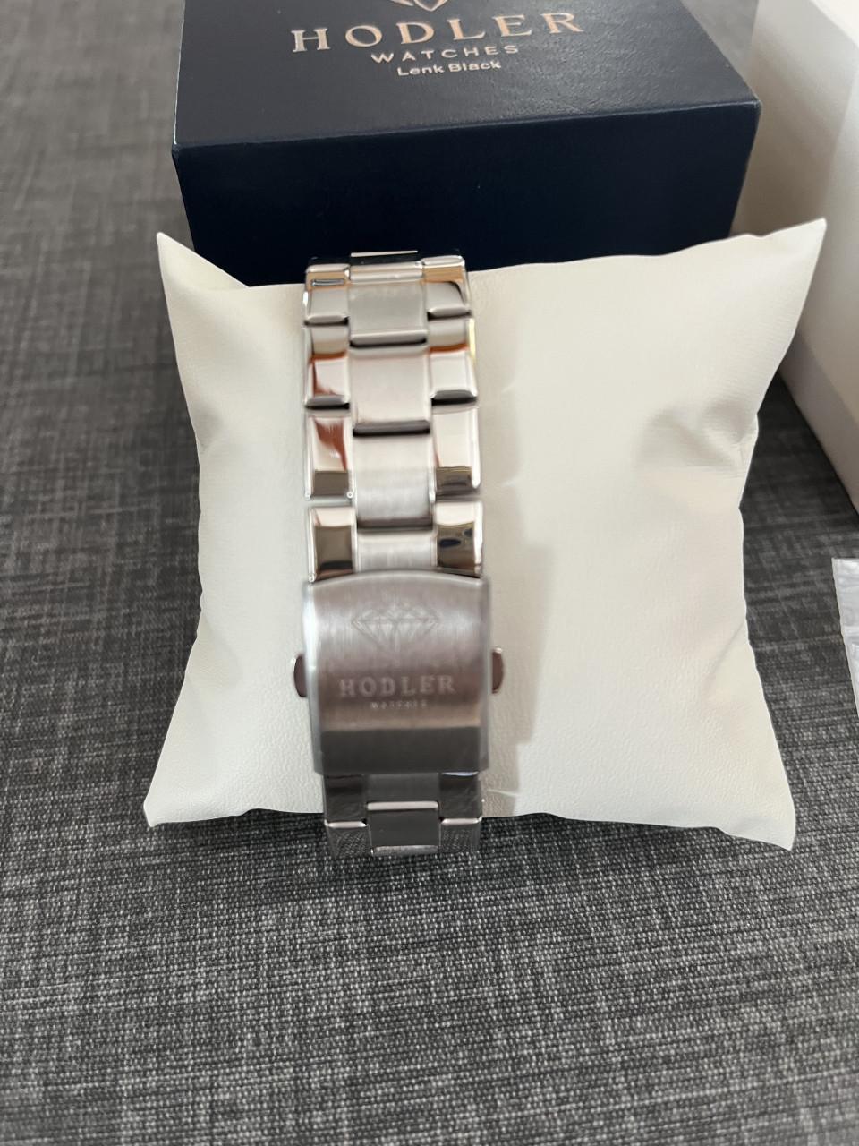 Nieuw Heren horloge Hodler Lenk black