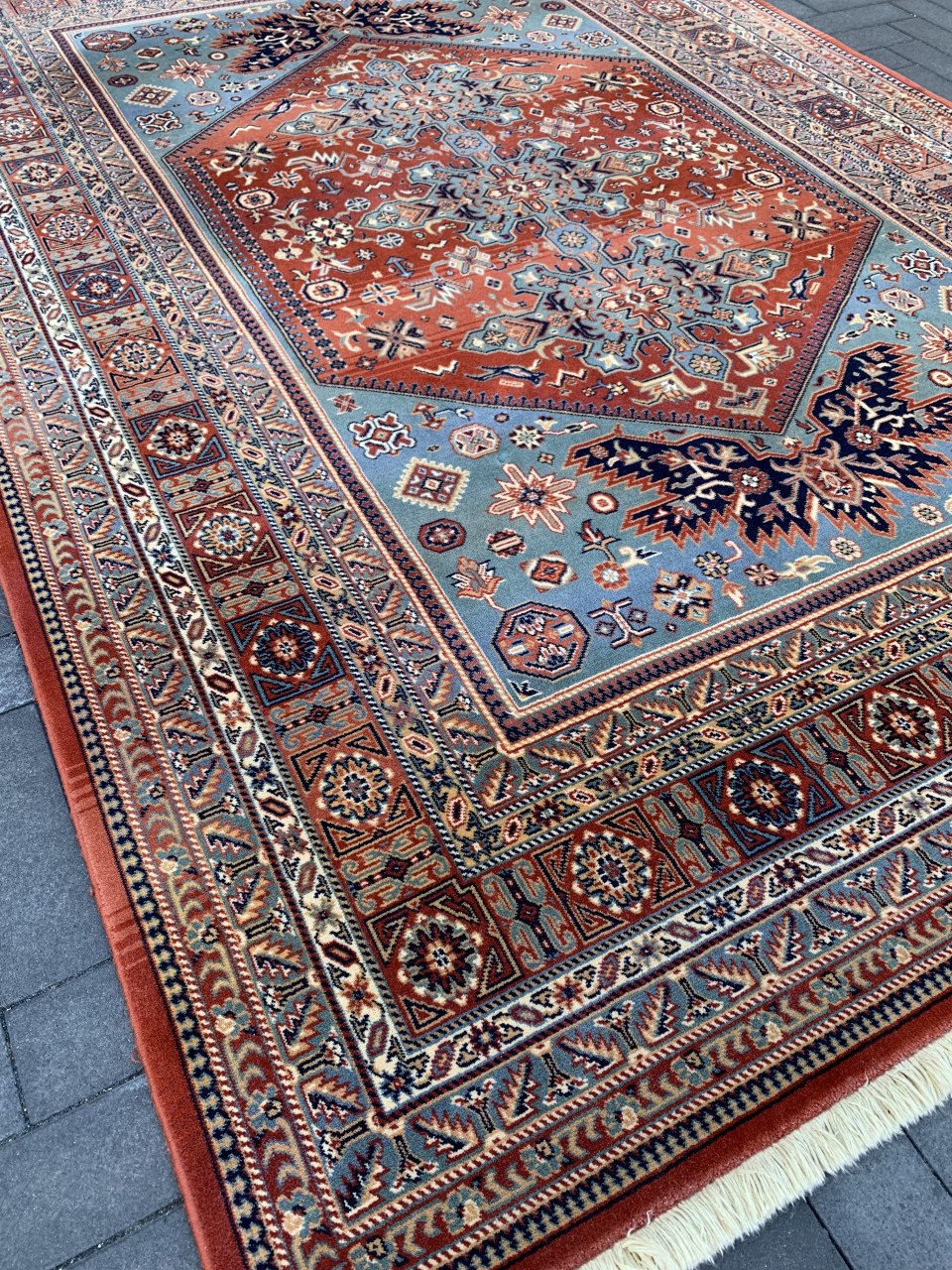 ✨Prachtig Sfeervol Handgeknoopt Vintage Vloerkleed✨