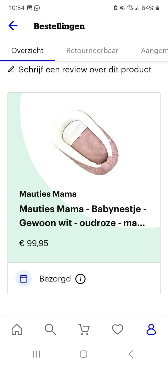 Babynestje van Mautis Mama