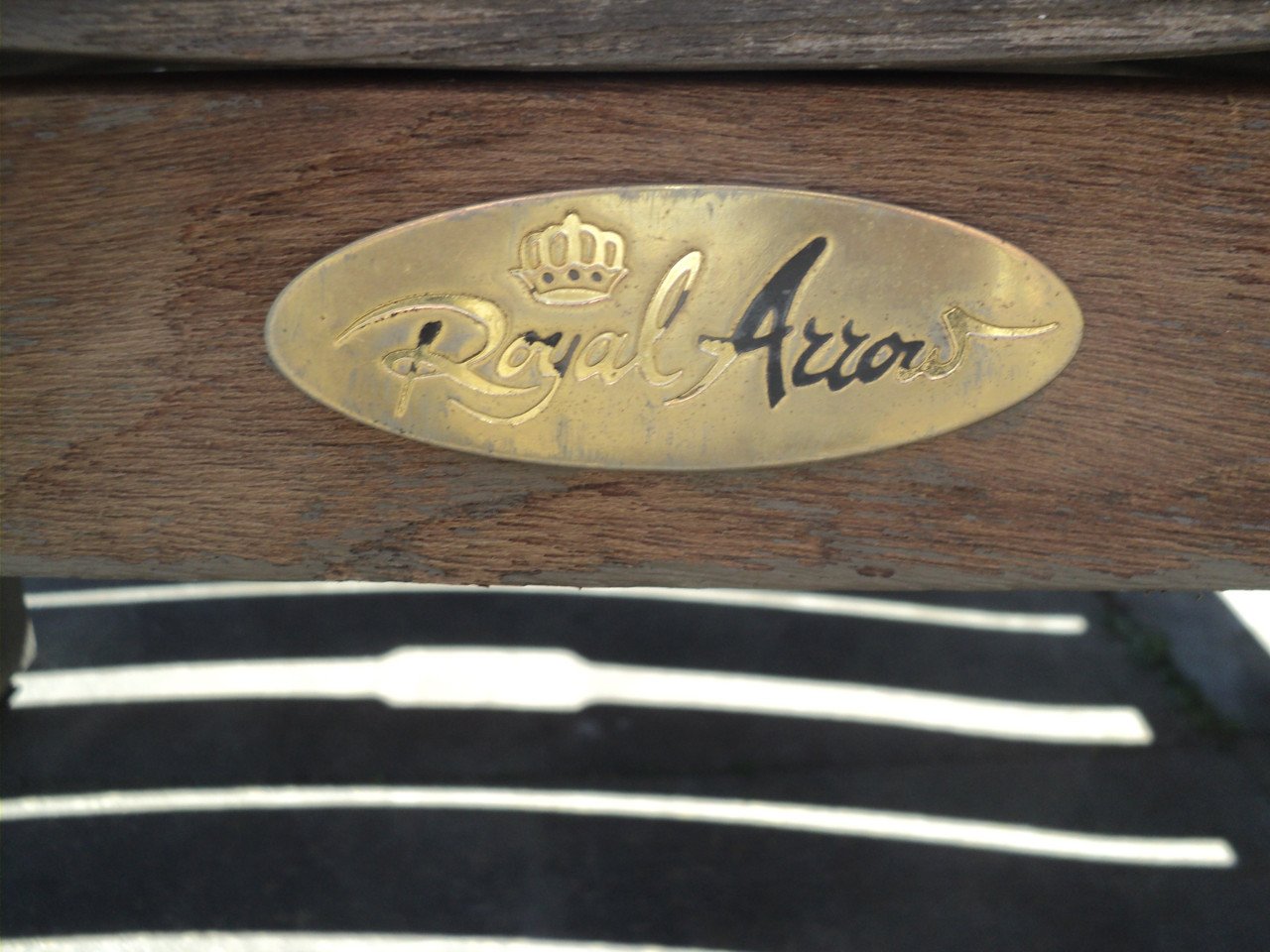 Heerlijk TEAK HOUTEN ligbed ROYAL ARROUW verstelbaar