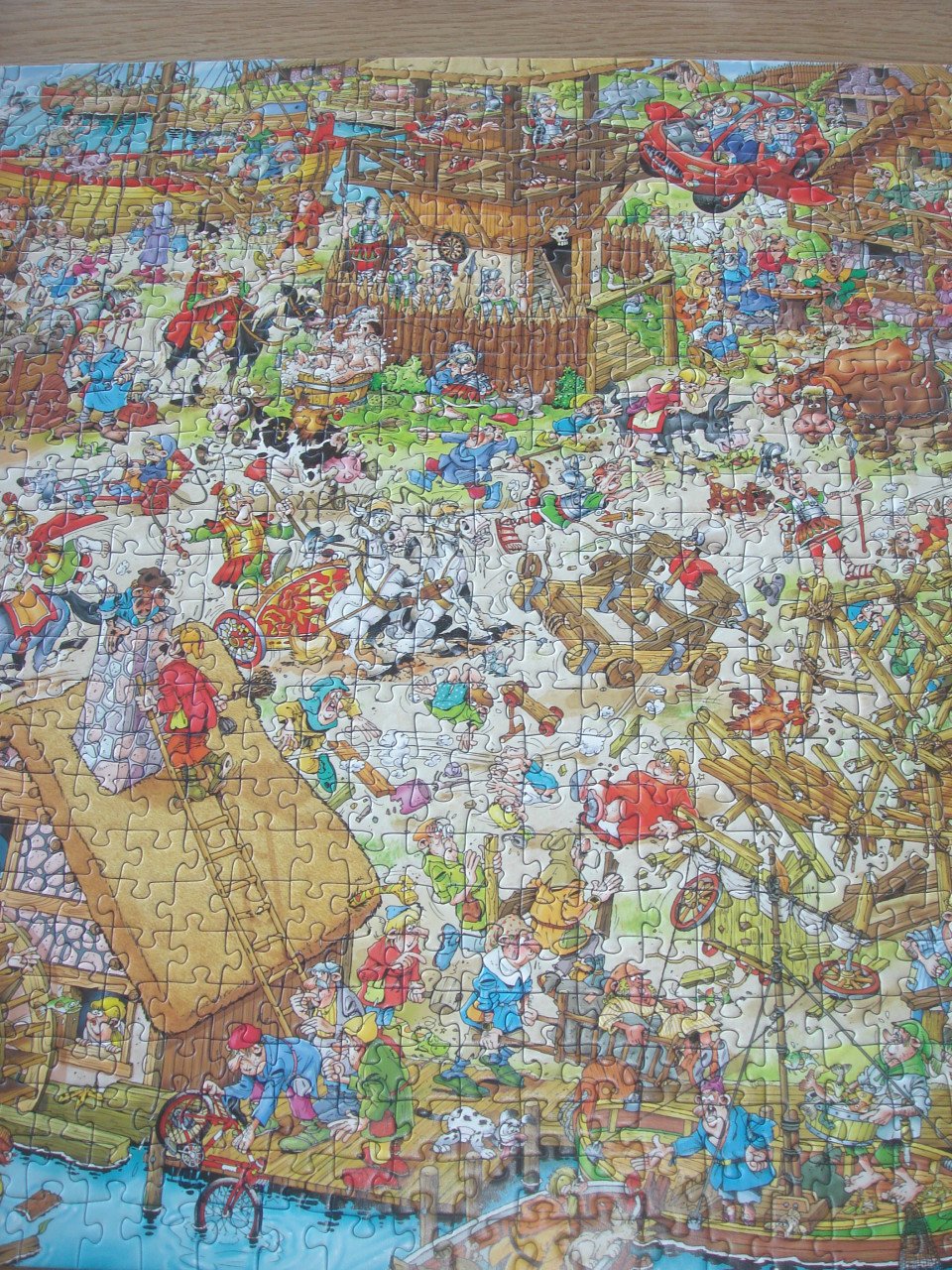 Te koop Complete grappige Time Travel puzzel Classical era 1000 Stukjes