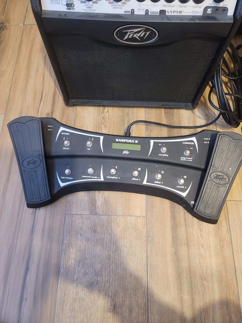 Gitaar met versterker