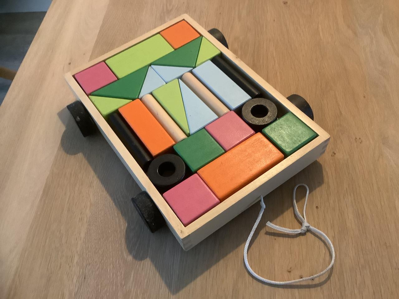 Ikea houten Blokken Trekkar