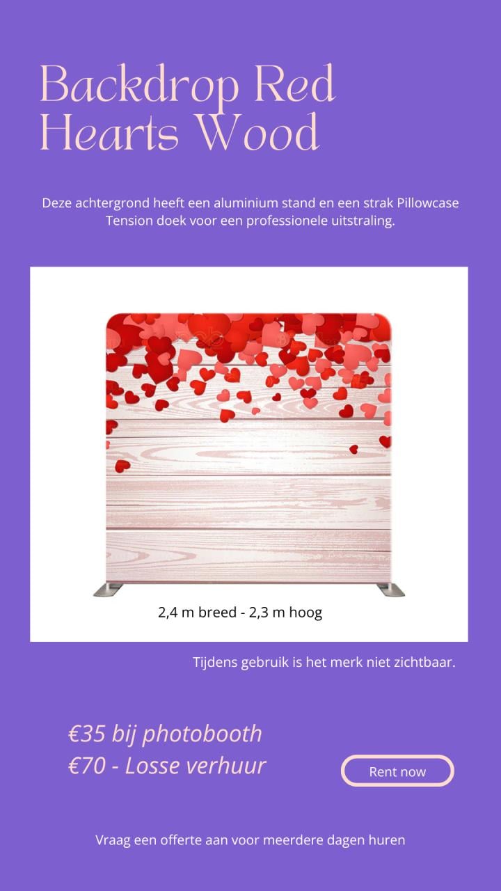 Achtergrond of foto backdrop huren