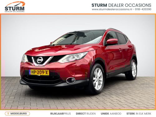 Nissan Qashqai 1.2 tekna | trekhaak | navigatie | leder | 360° camera | sto