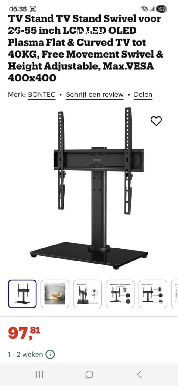 TV standaard Bontec 26 - 55 inch