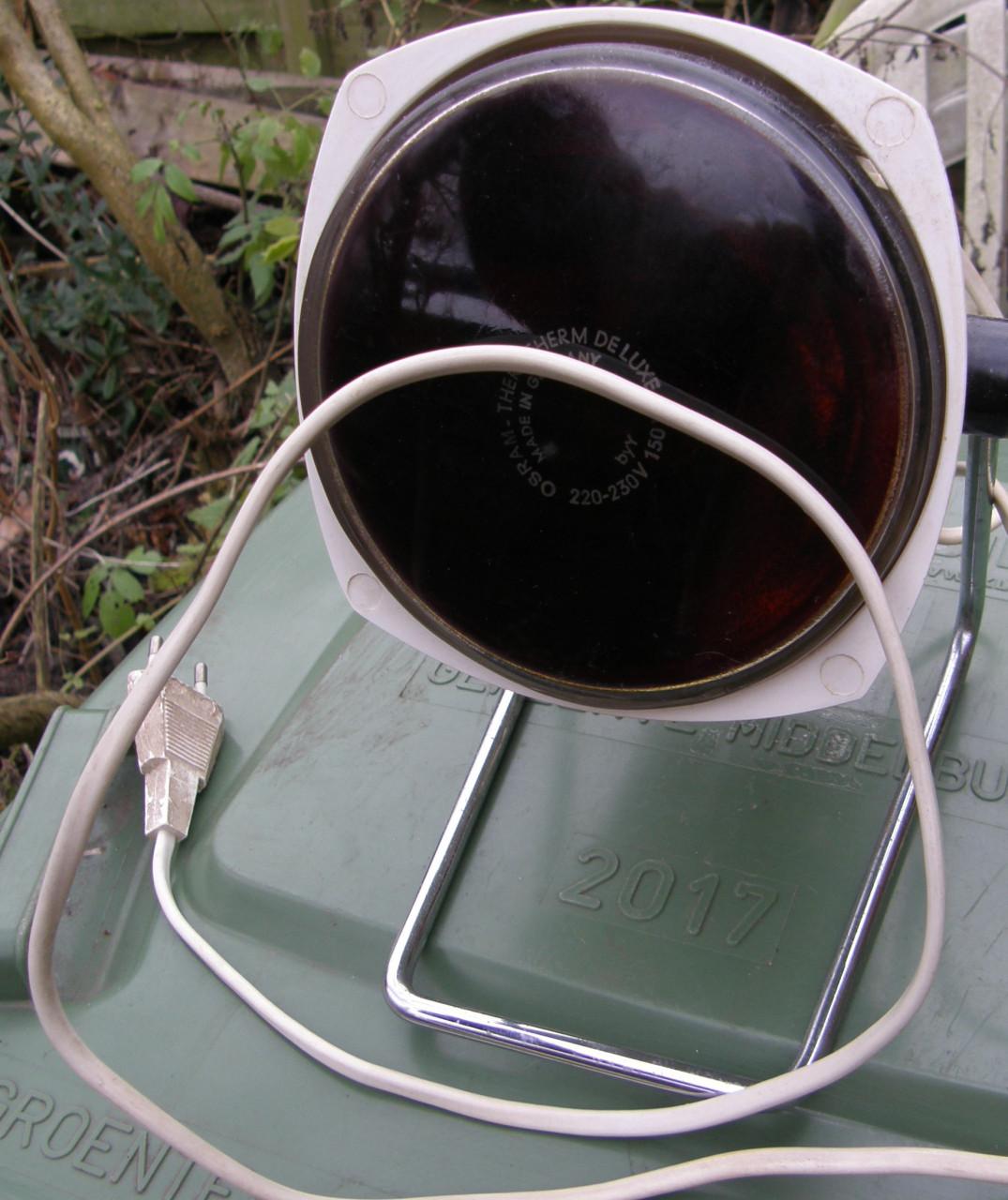 Infrarode lamp, werkt nog goed