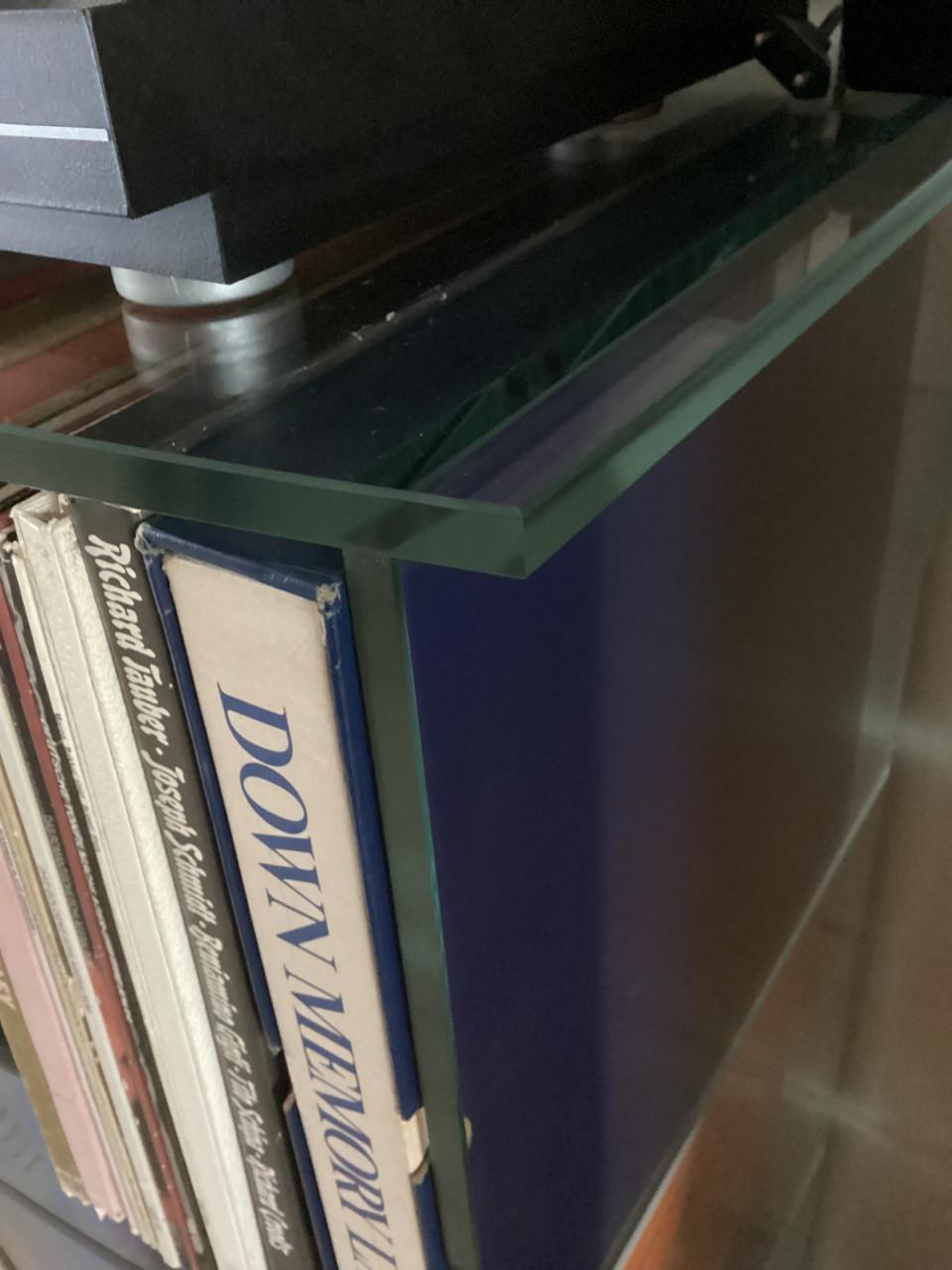 Glazen Lp-meubel