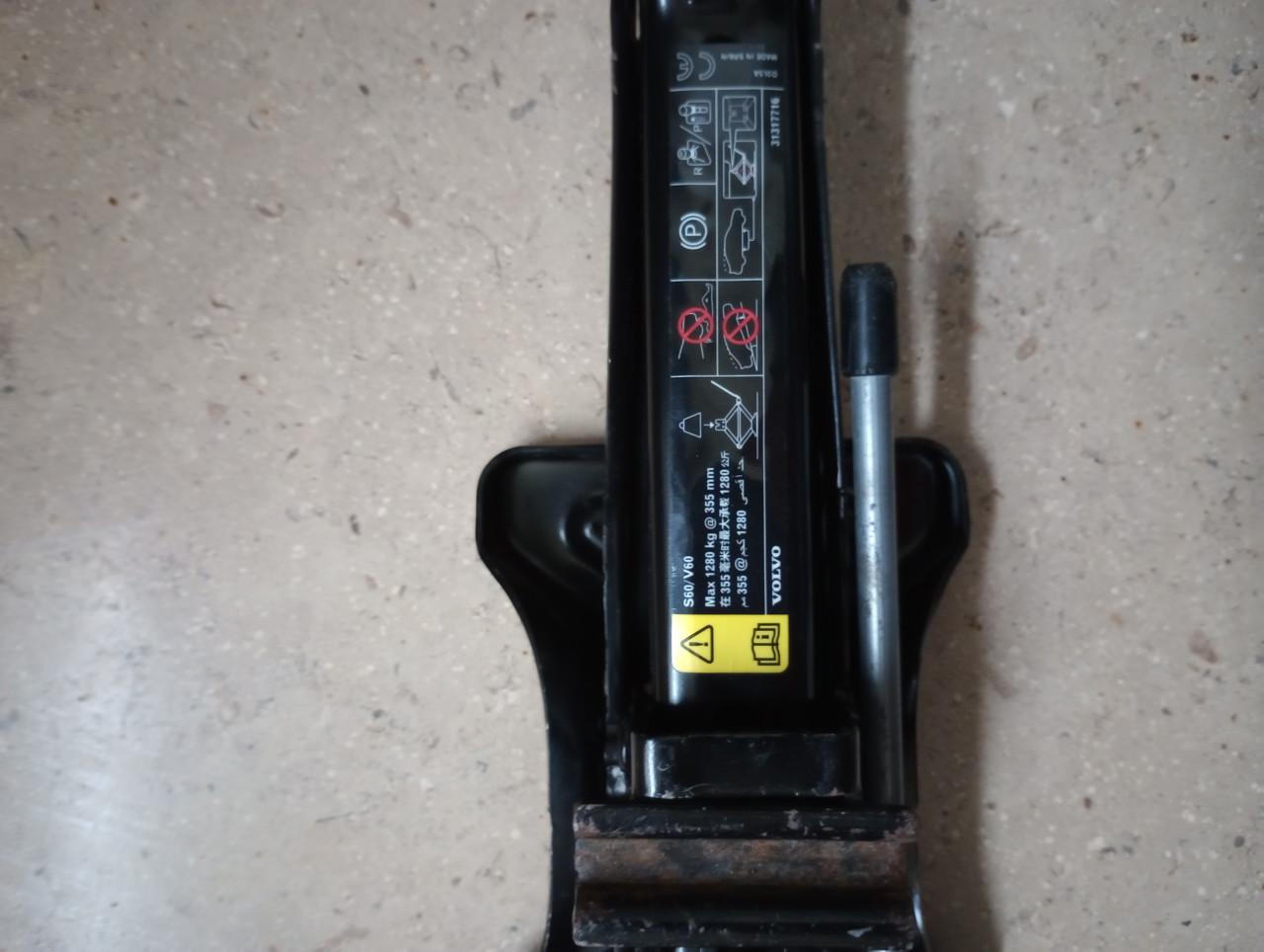 Reservewiel Volvo V60 en krik