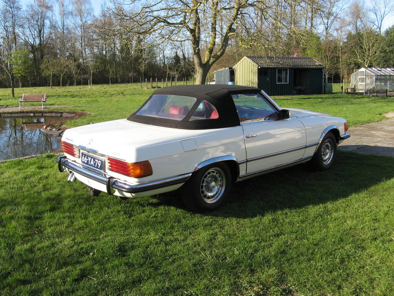 Prachtige Mercedes 280 SL Cabrio injectie