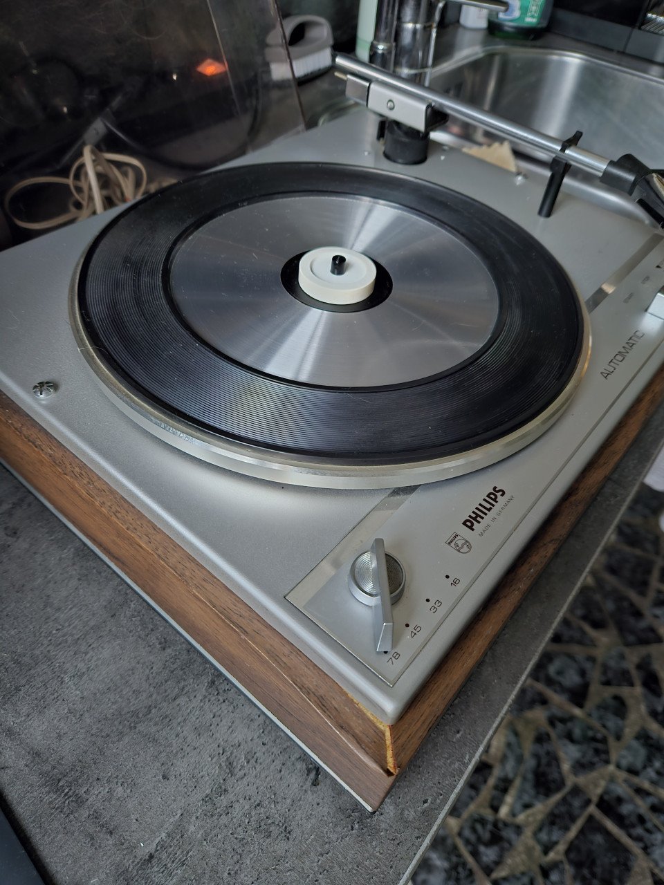 Werkende jaren 70 draaitafel PHILIPS 22-GA-160, nette staat