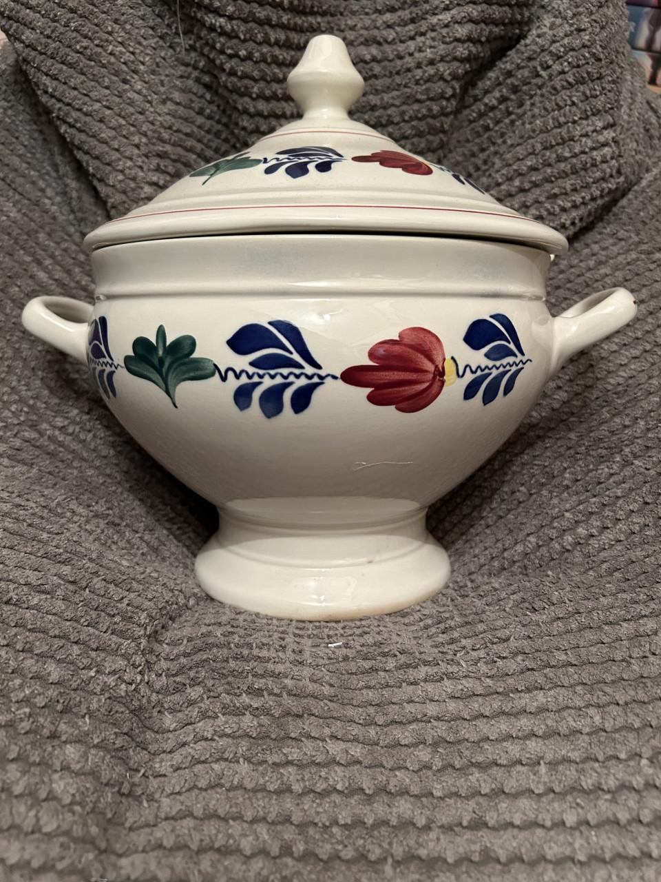 Boerenbont soep terrine