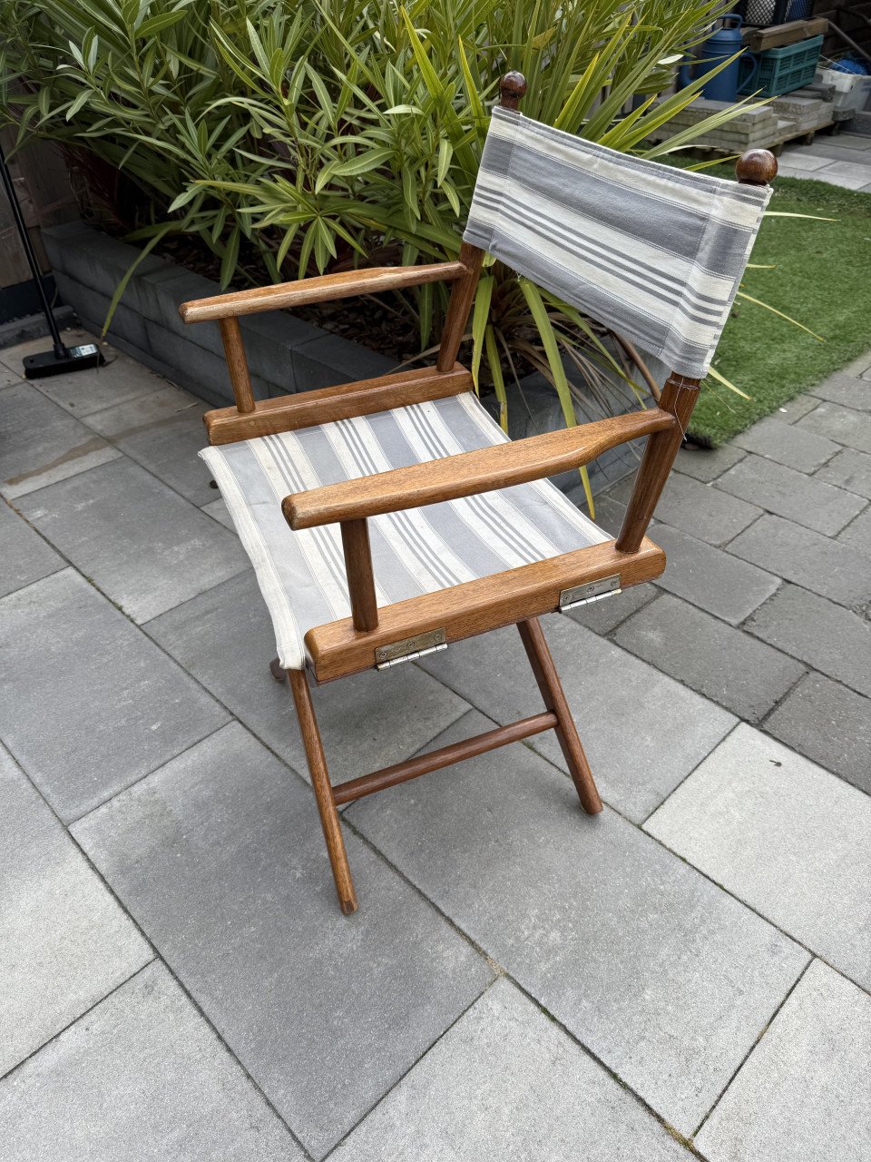 Teak regisseursstoel