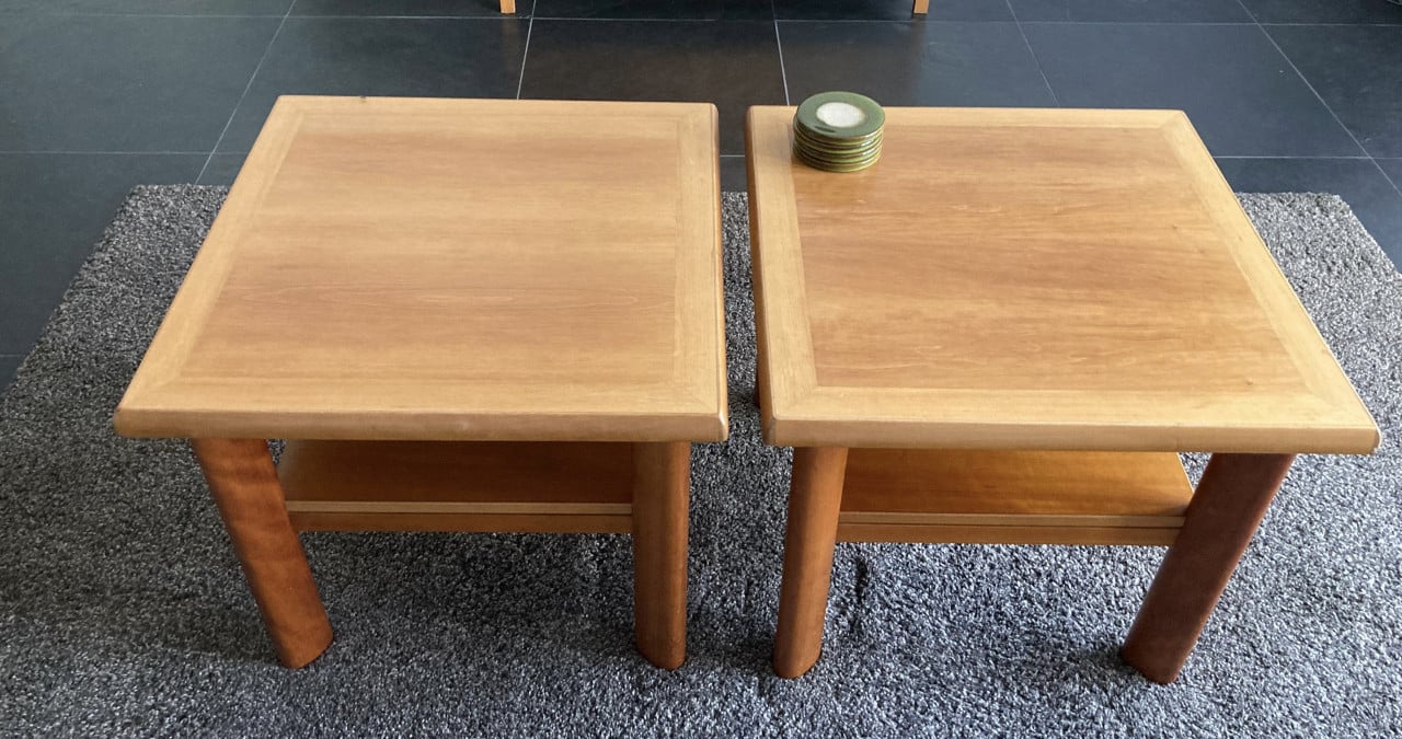 Meubel set, dressoir/tafel/stoelen
