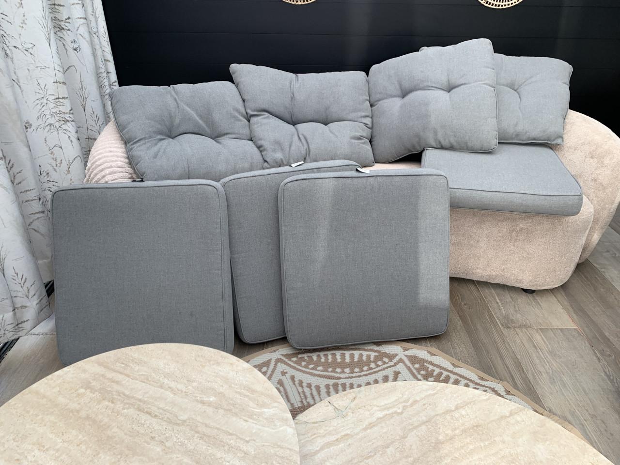 Loungeset kussens. Grijs.