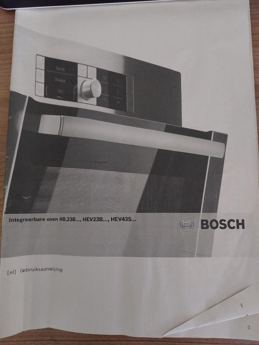 Prima hete luchtoven Bosch