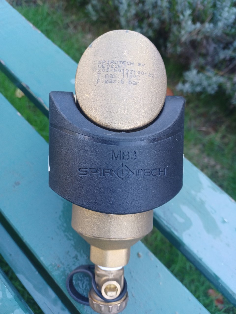 Ontluchter/vuilafscheider van Spirotech