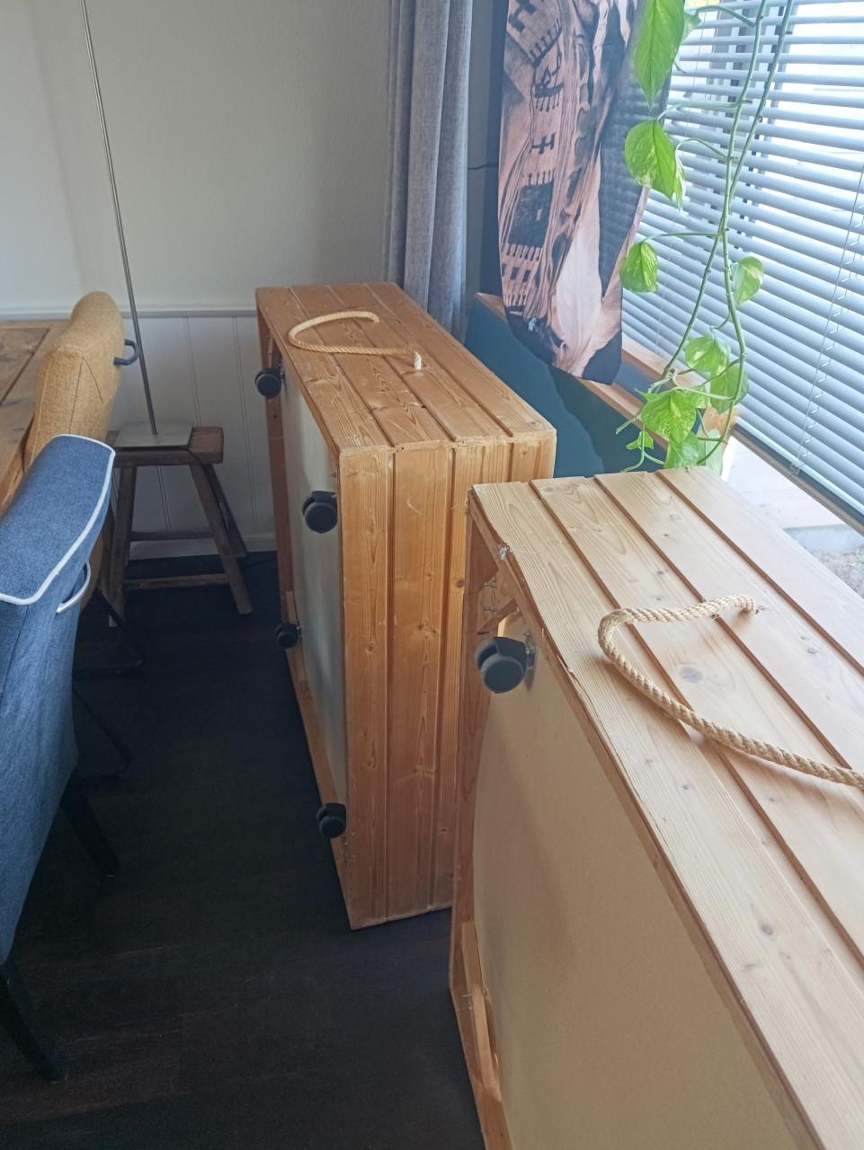 Houten kisten gratis