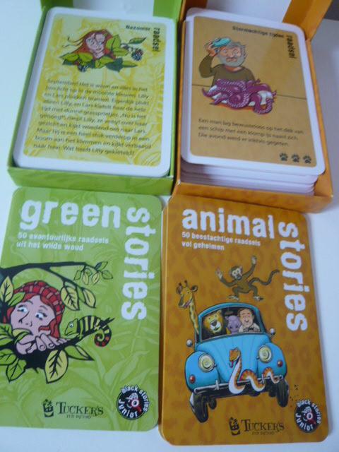 2 NIEUWE KAARTSPELLEN NIMAL STORIES EN GREEN STORIES