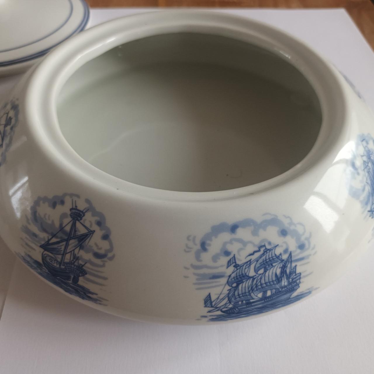 Bonbonnière/schaaltje Delfts Blauw Kon. Schelde Vlissingen