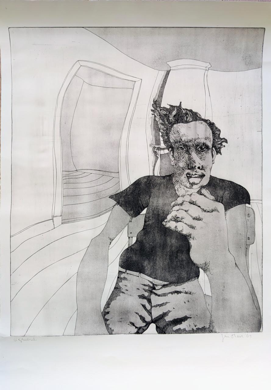 Twee tekeningen van de Vlissingse kunstenaar Jan Haas