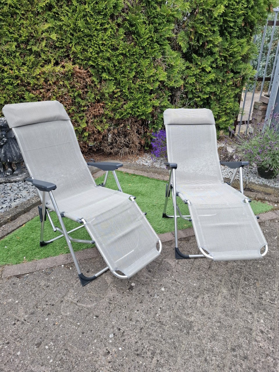 Set fijne tuinstoelen