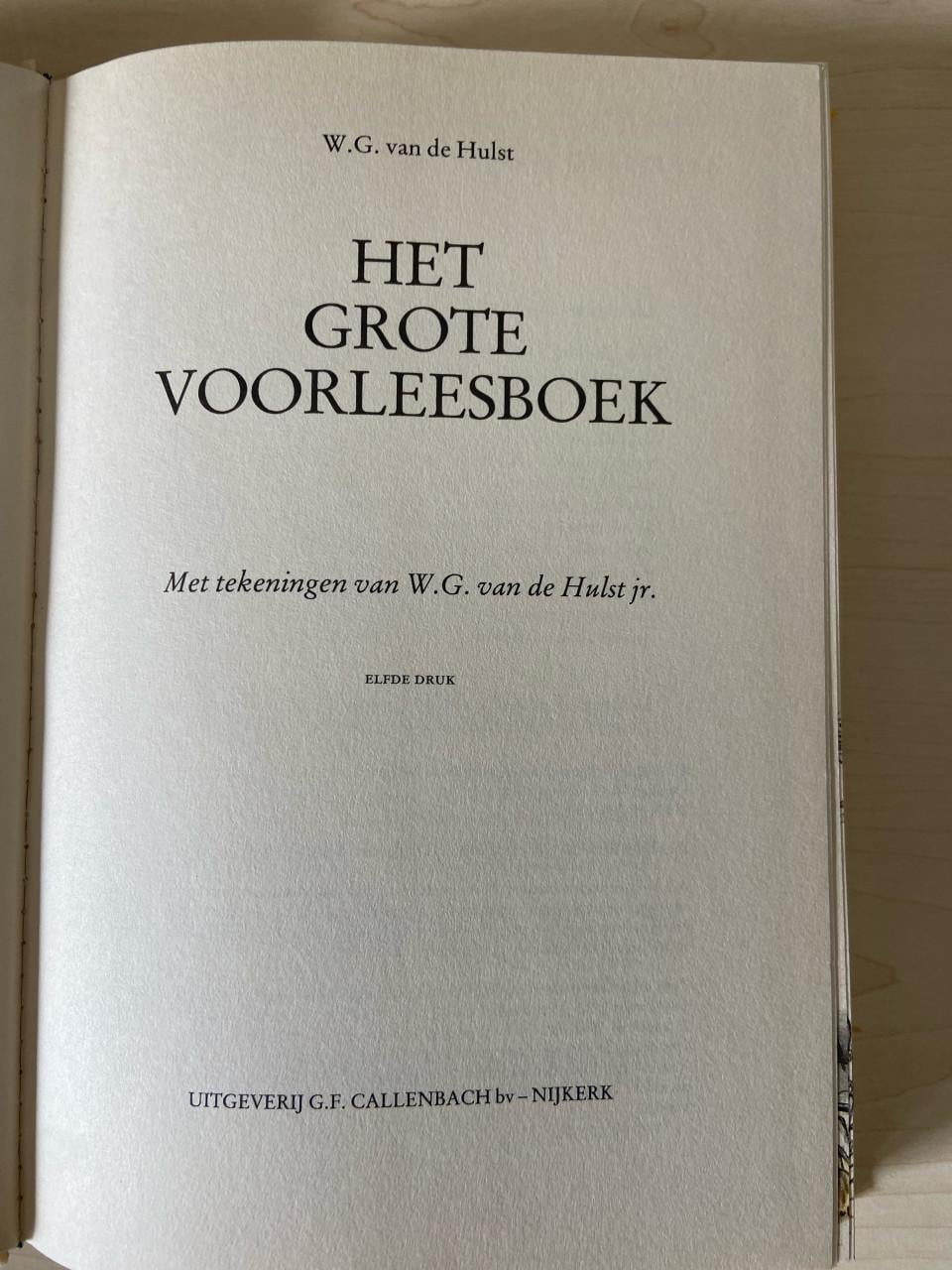 Het grote voorleesboek W.G.van de Hulst