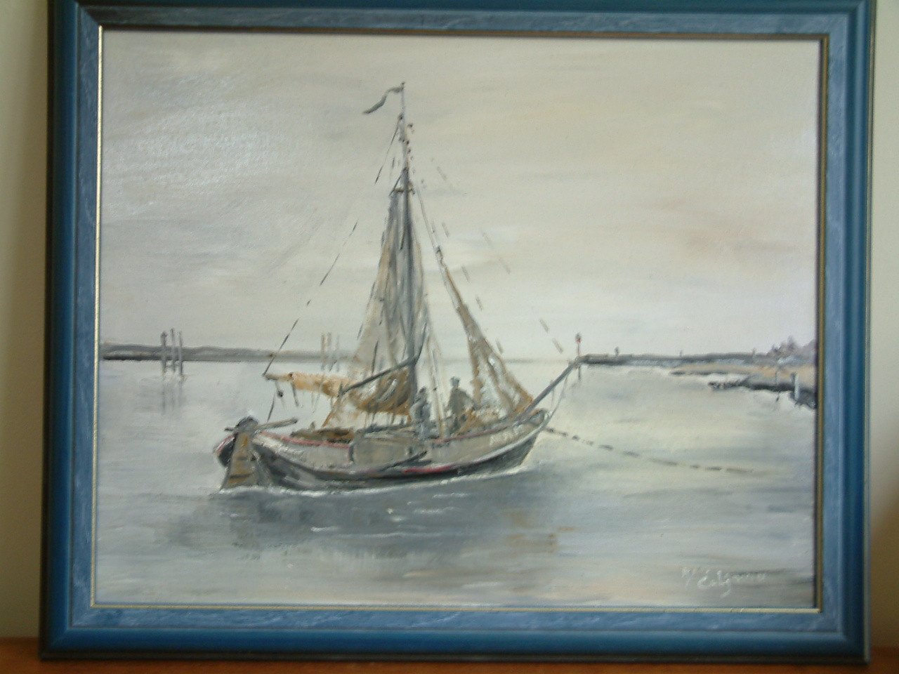 Schilderijen  water en wind  Jac Caljouw  Arnemuiden