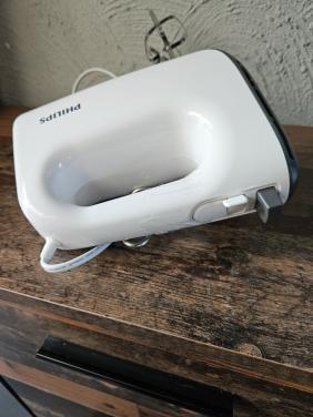 Philips HR3745 Handmixer - 450W - Wit/donkergrijs werkend